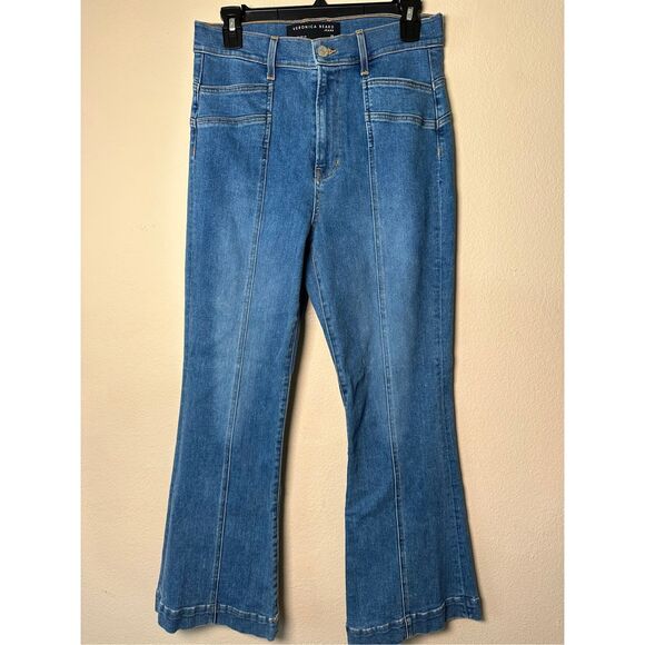 Veronica Beard Carson Ankle Flare High-Rise Jeans sz 29 - Picture 2 of 11